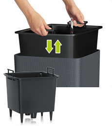 CUBE LS Color Planter liner